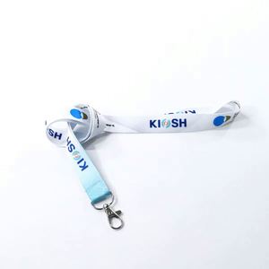 Promotional Cheap Custom Printed Full Color Digital Silk Screen <b>Polyester</b> Satin Breakaway Fashionable Keeup Brand Work <b>Lanyards</b> - Product Image 4