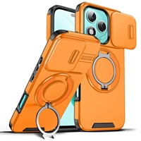 Funda Protectora para Honor X9D con Diseño Animal Lingke, Anillo Magnético y Soporte Deslizable con Ventana