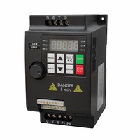 Mini VFD économique 220V 0.75KW avec entraînement à courant alternatif à contrôle vectoriel pour compresseur de pompe de machines d'automatisation à petite échelle