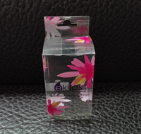 Boîte d'emballage pliable en plastique transparente 9x9x9 pour cadeaux, gâteaux, fleurs, jouets, bonbons, cils, interrupteurs, cupcakes