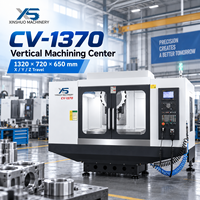 Centre d'usinage CNC 3 axes VMC CV-1370 avec commande FANUC, BT50, 6000 tr/min, charge de table 1000 kg, pour usinage intensif