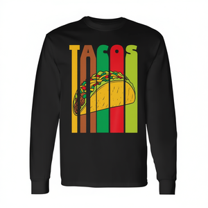 Camiseta de manga larga para amantes de las enchiladas y la comida mexicana Taco Shell - Product Image 2