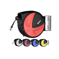 Enrouleur de tuyau d'air rétractable hybride en PVC de 8mm X 20 M de mètre pas cher avec 2 M de plomb en Max 200 PSI enrouleur de tuyau de compresseur d'air mural