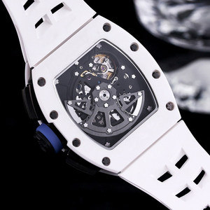 Nouvelle <span class=keywords><strong>Montre</strong></span> Mécanique Automatique pour Homme 2026, Tendance, en Céramique Blanche, Squelette, Haute Qualité, Décontractée, Polyvalente et Résistante à l'Eau - Product Image 5