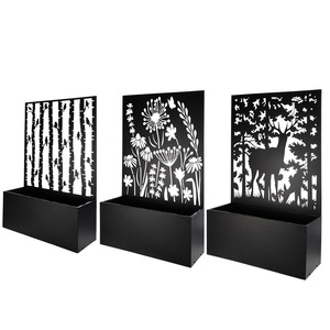 Esschert Design Birds Flowers Deers Pattern Wholesale Raised <strong>Trellis</strong> Garden Beds Climbing Plants Outdoor <strong>Planters</strong> <strong>Large</strong> - Product Image 1