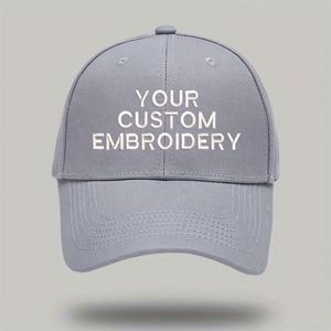 Gorra de Béisbol Personalizada Ecológica Promocional para Parejas, Deportiva, de Tela de Rizo, Ajustable, de Algodón, Regalo de Una Pieza - Product Image 1