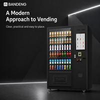 Sistema Expendedor de Productos BANDENG 6610Pro 22T para Venta de Bebidas y Snacks con Pantalla HD y Tres Métodos de Pago