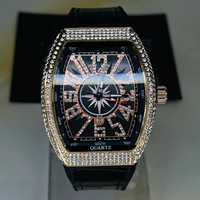 Montre de luxe de marque originale, design unique, mouvement à quartz, boîtier en acier inoxydable 20 mm, étanche, grand cadran, verre saphir