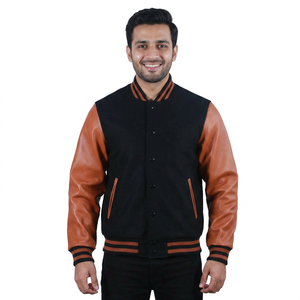 Custom Men's Women's High Quality Baseball Letterman Varsity Jacket with Chenille CollegeBaseballjacket for men - Product Image 1