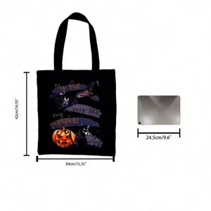Bolsa de Lona Decorativa para Niños con Diseño de Halloween, Bolsa de Dulces para Niños para Fiestas de Halloween, Venta al por Mayor - Product Image 5