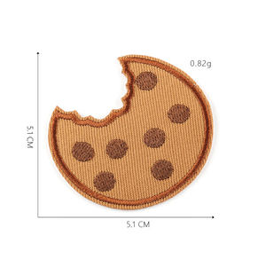 Offre Spéciale Donut Biscuit Biscuits Boissons Chips <span class=keywords><strong>Popcorn</strong></span> Pizza Hamburger Cupcake Gâteau Conception Fer sur Broderie Patchs Alimentaires - Product Image 5