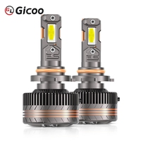 Gicoo F13 Nuevo Faro LED para Auto H1/H4/H7/H11/9005/9006 300W 50000LM 6000K 12V IP67 Resistente al Agua Chip CSP Universal