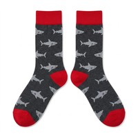 Chaussettes en coton peigné de qualité supérieure personnalisées, motif jacquard d'organismes marins, respirantes, décontractées, pour hommes et femmes