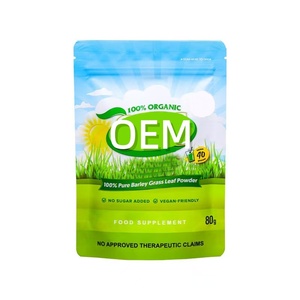Poudre de feuilles d'herbe d'orge de qualité supérieure - 80g pour 40 <span class=keywords><strong>verres</strong></span> de boisson en poudre - Product Image 1