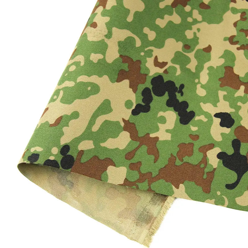 Vải Cordura Chống Thấm Nước Tráng PU Ngụy Trang Chiến Thuật Nhật Bản 1000D Polyester