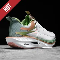 Chaussures de sport pour hommes et femmes, baskets de course à lacets, légères, respirantes et confortables, pour marathon, athlétisme en plein air, jogging