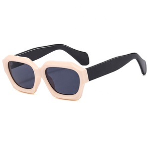 Retro Irregular Simplicity Sunglasses 2023 Fashion Men Women <strong>Glasses</strong> Trendy Shades LOGO Custom Eyewear - Product Image 6