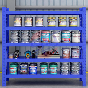 Nhiệm Vụ Ánh Sáng Công Nghiệp Kệ Mạnh Mẽ Khả Năng Tải Chùm Loại Lưu Trữ Kệ Kim Loại Stackable Xếp Chồng Kệ - Product Image 5