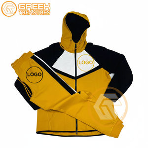 Chándal personalizado de lana de algodón alfa bordado fraternidad de alta calidad griego Phi hombres chándales transpirables hermandad - Product Image 1