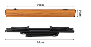 Table de camping pliable multifonction et chariot utilitaire, planche de couverture de remorque portable pour le camping en plein air, le stand de marché et le pique-nique - Product Image 6