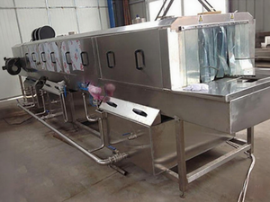 เครื่องล้างลังไฟฟ้าขนาดกะทัดรัดพร้อมถาดทำความสะอาดน้ำเย็นแบบบูรณาการ220V สำหรับอุตสาหกรรมอาหาร - Product Image 3