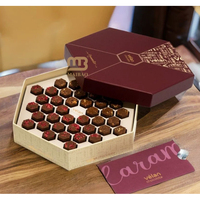 Boîtes à bonbons en carton de luxe à emporter boîtes à dessert personnalisées café boulangerie boîte d'emballage en papier hexagonale pour chocolat