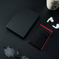 Top Usine En Gros RFID Sûr En Aluminium Glissière Auto-éjection entreprise Petit Titulaire De La Carte Pop Up Titulaire Pince À Billets Portefeuille pour Hommes