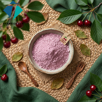 Kersenpoeder Hoge Kwaliteit 100% Natuurlijk Voedingsmiddelkwaliteit Wateroplosbaar Fruitpoeder