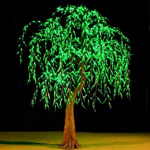 Guirlande lumineuse artificielle LED blanche de 2 m <span class=keywords><strong>en</strong></span> <span class=keywords><strong>métal</strong></span>, étanche IP65, pour décoration de jardin, fêtes, Noël, intérieur/extérieur - Product Image 2