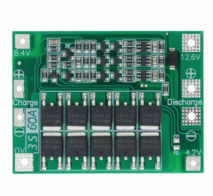 لوح حماية شاحن بطارية ليثيوم أيون ليثيوم الأصلي 3S 40 أمبير 60 أمبير <span class=keywords><strong>18650</strong></span> BMS لمحرك الحفر 14.8 فولت 16.8 فولت توازن - Product Image 2