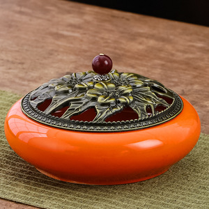 Quemador de incienso de cerámica Celadon para el hogar, suministros budistas, quemador de incienso, horno de grietas de hielo de sándalo, quemador de incienso grande - Product Image 5