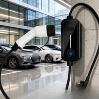 Nueva Estación de Carga Móvil para Vehículos Eléctricos 3.5/7kW Tipo 2 con Clasificación IP54, Cable de 5m, Conexión y Carga para Flotas, Jinghu TA-AC-B1-B