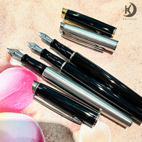 Cadeau d'affaires de luxe Design classique stylo personnalisé de luxe logo stylo plume coffret cadeau d'affaires calligraphie stylo à encre noire