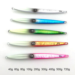 Jig Lure 16 ofertas semanales 40g 60g 80g Luminous Tokayo Slow Jigging Madai Jig Lure Sticker Box Weihai Top Umbrella Baits - Product Image 4