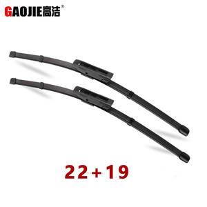 Balais d'essuie-glace sans cadre Gaojie pour Dacia Logan II 2015-2018, caoutchouc synthétique, angle de raclage de 180 degrés - Product Image 2