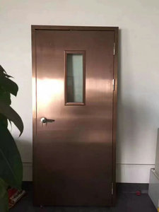 <span class=keywords><strong>Puerta</strong></span> Cortafuego Automática de Acero Inoxidable, Resistente a Impactos, de Apertura Bidireccional, para Uso Comercial - Product Image 6