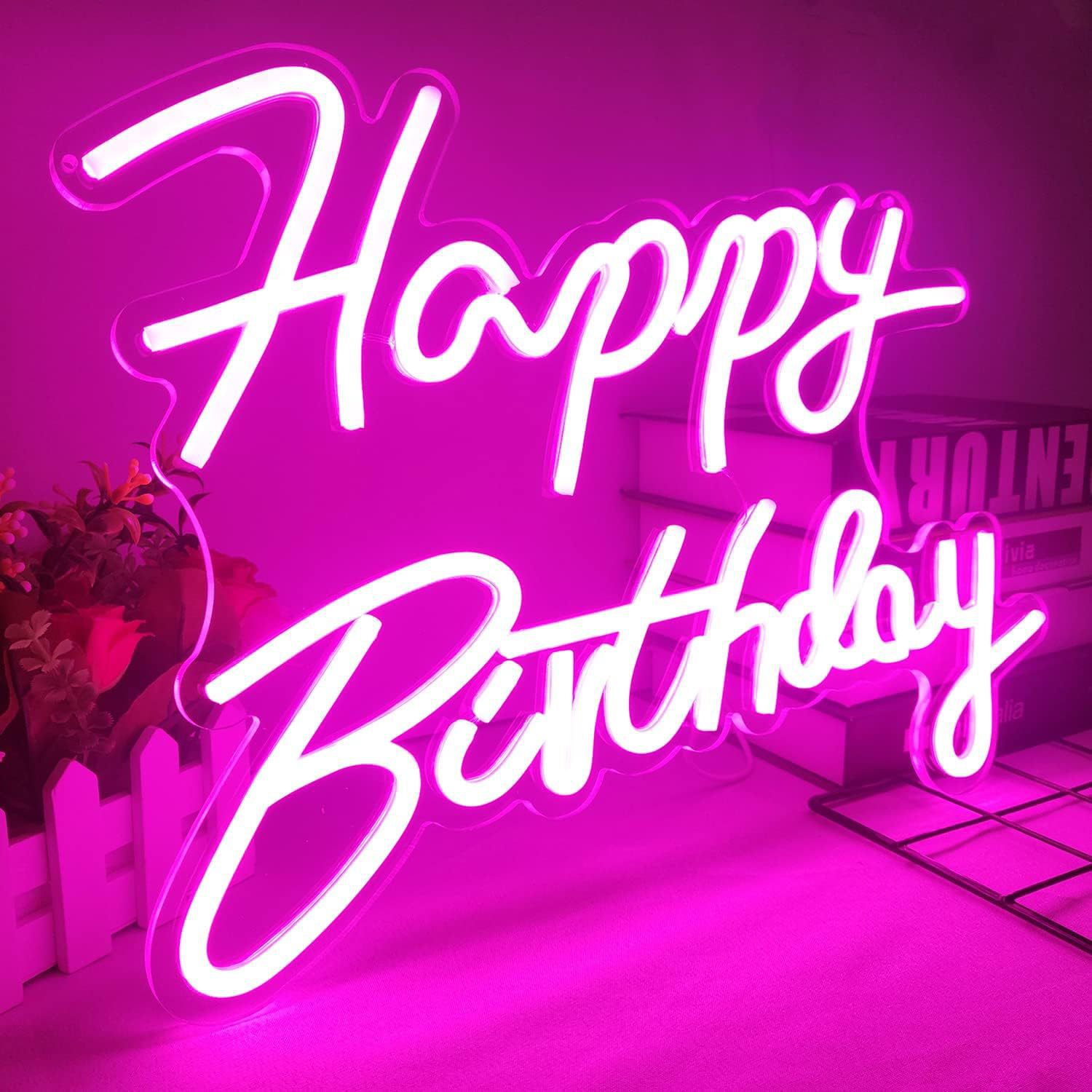 Rose Rouge Joyeux Anniversaire42x30cm