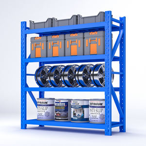 Étagères d'entrepôt Étagères de stockage à usage intensif Étagère de stockage d'entrepôt Étagères empilables en métal Étagères de rayonnage sans boulon - Product Image 5