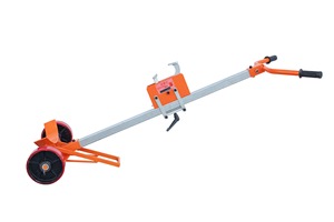 Petit chariot à tambour manuel portable avec gros pneus en caoutchouc, chariots à barils de carburant, porte-réservoir, chariot à barils d'huile manuel avec poignée Eagle - Product Image 3