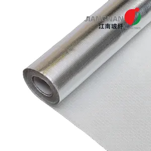 Self adhesive aluminum foil coated fiberglass fabric