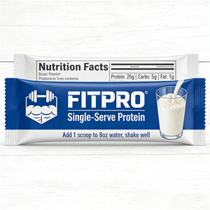 Sachet individuel personnalisé en aluminium pour complément nutritionnel, protéines, <span class=keywords><strong>lait</strong></span>, café, poudre, petit emballage - Product Image 4