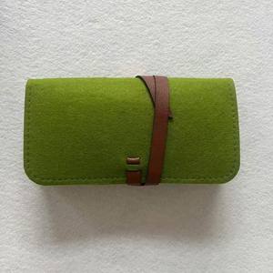 Sac de rangement en feutre portable et enroulable - Étui à stylos moderne et créatif, étui à lunettes, sac de papeterie, couleur et logo personnalisables - Product Image 6