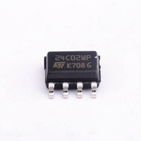 M24C02-WMN6TP Producto Original Genuino, Chip de Memoria SOIC-8 de Montaje Superficial, con Interfaz EEPROM I2C de 2Kbit