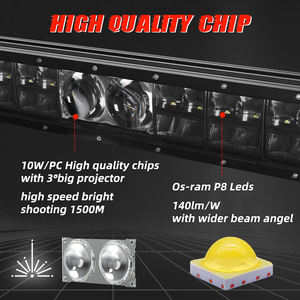 La double conception lumineuse superbe de rangée a mené la barre 22 "outre de la barre lumineuse menée par e-marque de tache de camion d'outre-route 4x4 4WD - Product Image 3