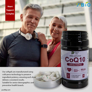 Suplemento Vitamínico Granulado Coenzima Q10 Ubiquinona Modelo Jovem 04 60mg Antioxidante Melhora a Imunidade 60 Cápsulas/Frasco OEM - Product Image 3