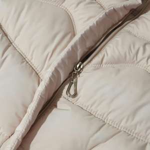 Manteau matelassé personnalisable à col montant et poches triangulaires, pour femme d'<span class=keywords><strong>âge</strong></span> mûr, décontracté et polyvalent pour <span class=keywords><strong>le</strong></span> quotidien - Product Image 5