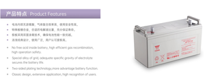 <span class=keywords><strong>YUASA</strong></span> NP120-12 <span class=keywords><strong>12V</strong></span> 120AhUPSバッテリー充電式最高のエネルギー貯蔵メンテナンスソーラーシステム/電力用VRLAバッテリー - Product Image 6