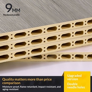 Panneau mural en fibre <span class=keywords><strong>de</strong></span> bois <span class=keywords><strong>de</strong></span> bambou <span class=keywords><strong>de</strong></span> 60 cm <span class=keywords><strong>de</strong></span> large, autoportant, décoratif, avec soufflet intégré, double trou <span class=keywords><strong>de</strong></span> fixation, épaissi, sans clou - Product Image 5