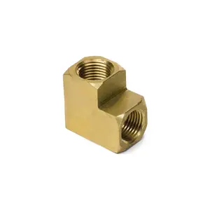 C36000 Brass Pipe Fitting 90 Degree Press Hose Insertion High Quality Female Plumbing Fittings