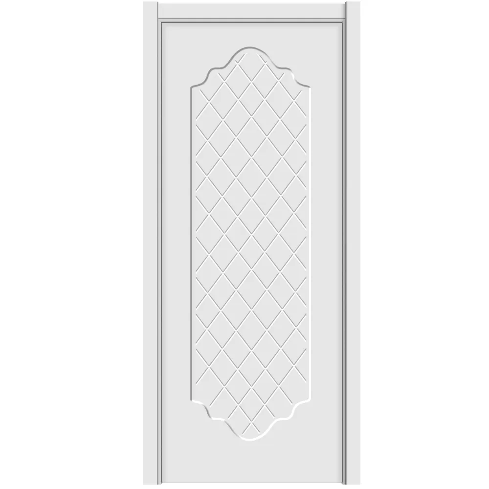 अति सुंदर सफेद लाह इंटीरियर लकड़ी के दरवाजे पॉलिश खत्म सुरुचिपूर्ण नक्काशियों